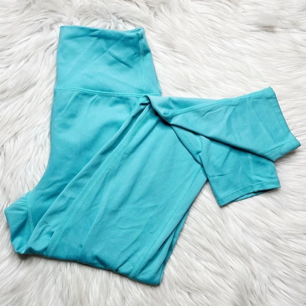 Nova Sport High Rise Athletic Leggings Blue Size Medium
